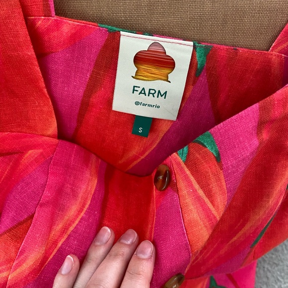 FARM Rio Chili Pepper Dress - Picture 3 of 5
